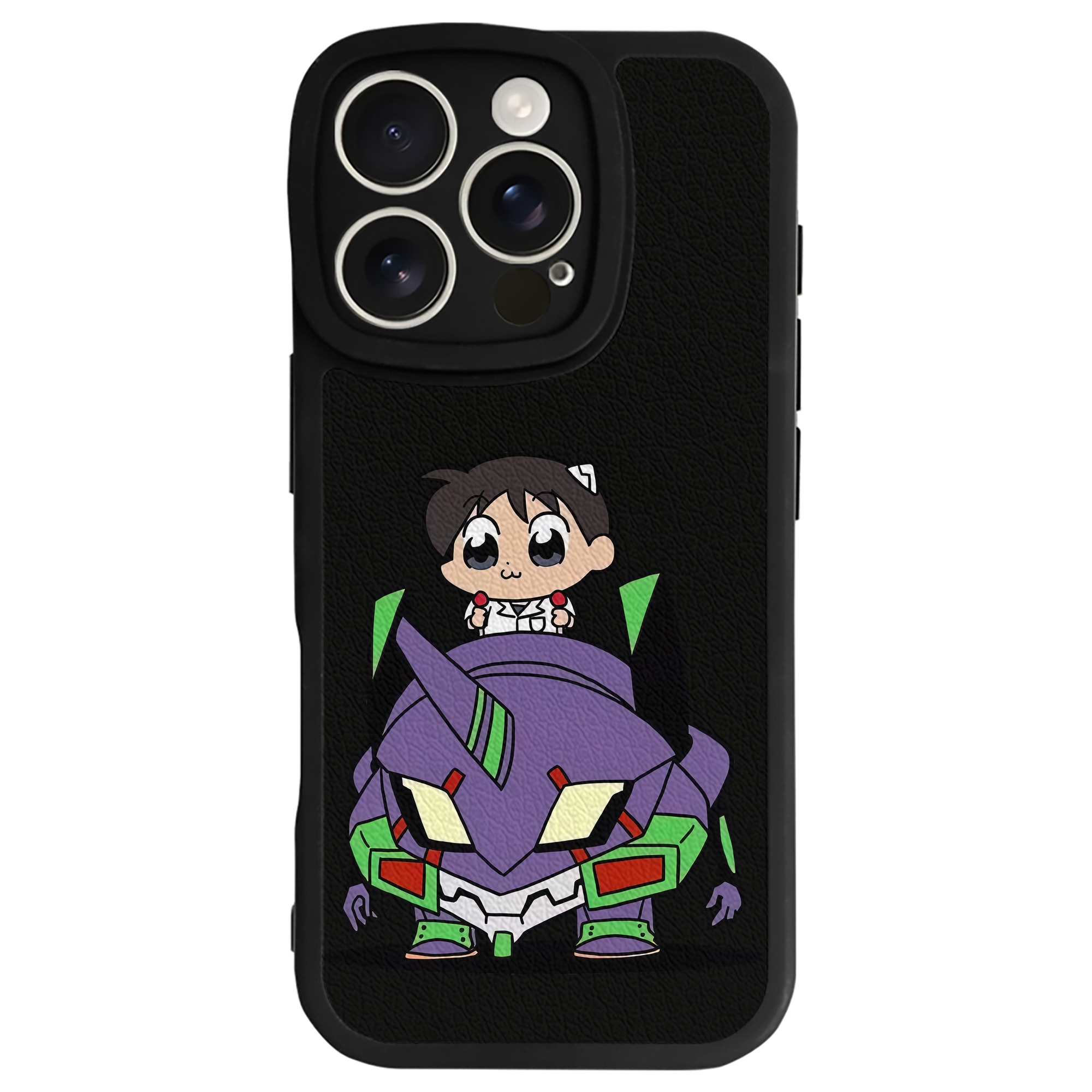 （画像用） EVA 新世紀エヴァンゲリオン 【iPhone 16シリーズ対応】シリコンスマホケース（レザー調） 材質：シリコン